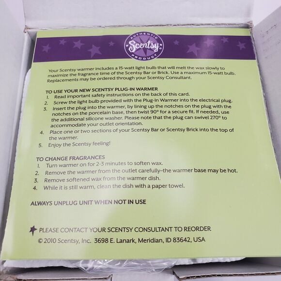 Scentsy Plug In Warmer Jack O’Lantern New In Box Halloween Pumpkin Decoration - Picture 7 of 12